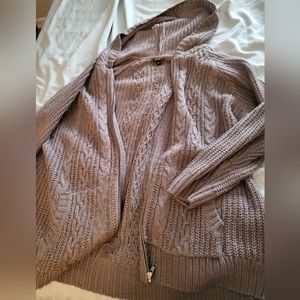 Gray Torrid Zip Up Sweater